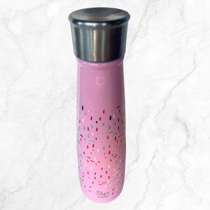 Sip Swell Pink Donut Theme Metal Water Bottle 15 oz